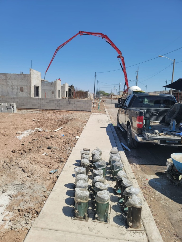 Muestreo de cilindros de concreto en obra